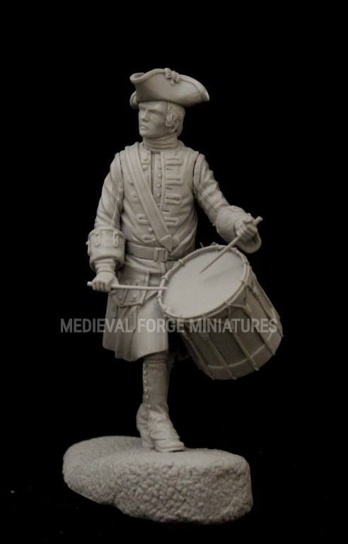 Drummer of the Compagnies franches de la Marine in New France. 1755-1760