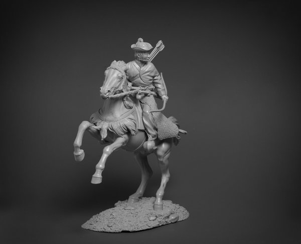 Yabusame. Mounted archer