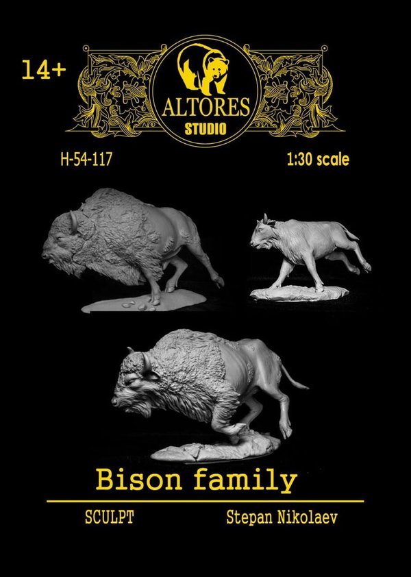 Bison-Familie