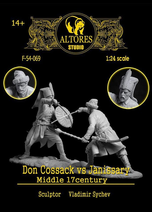 DON COSSACK vs JANISSARY 17th century