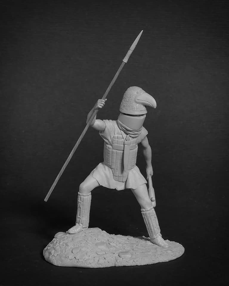 1/24 75mm Resin Figure Model Kit Warrior Scout Another Planet Fantasy Unpainted 