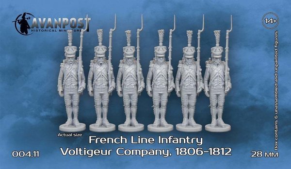 French Line Infantry Voltigeur Company (6 figures)
