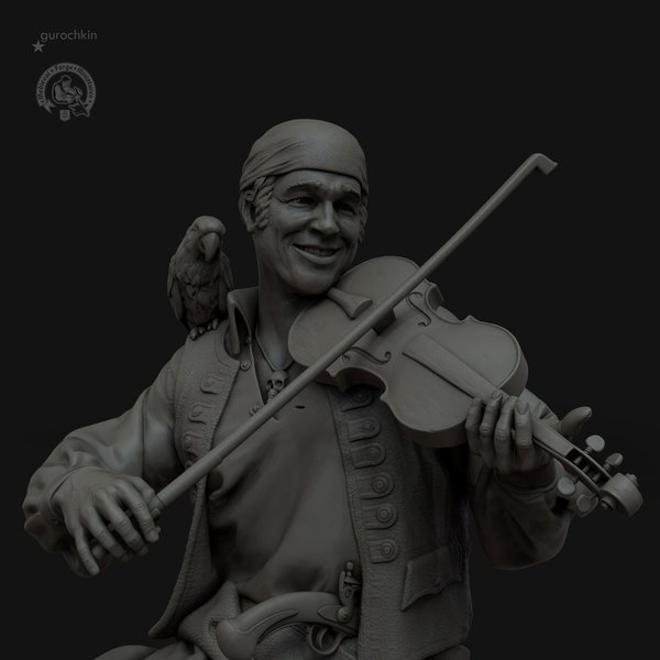 Pirate with a violin
