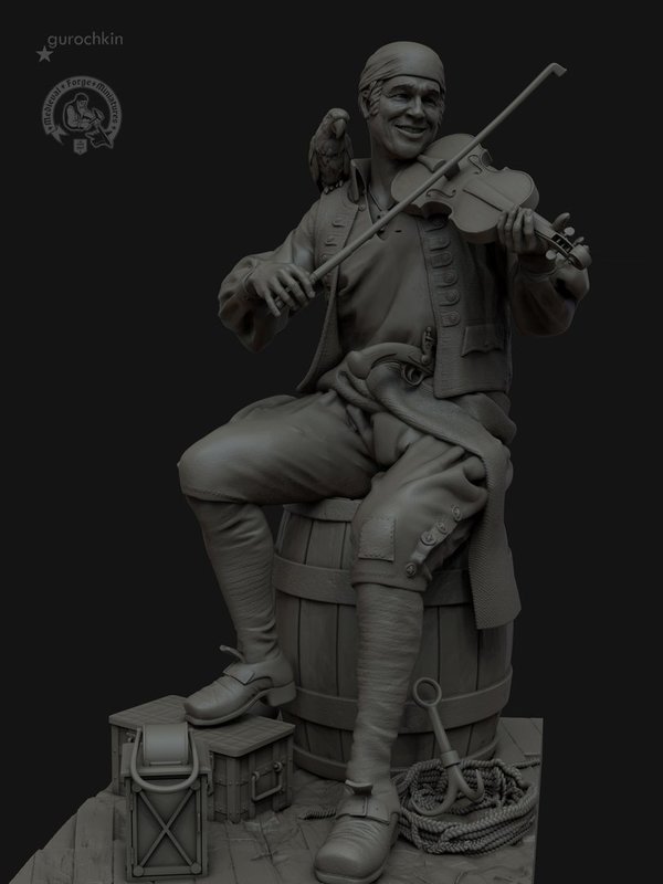 Pirate with a violin