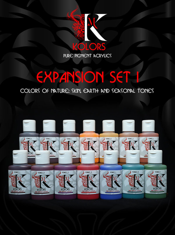 Kimera Kolors - Pure Pigments Erweiterungsset "Colors of Nature"