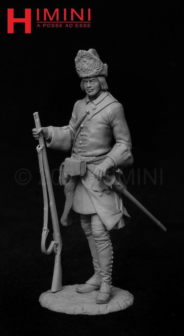 Russian grenadier of the Guards regiments, c.1712-1720