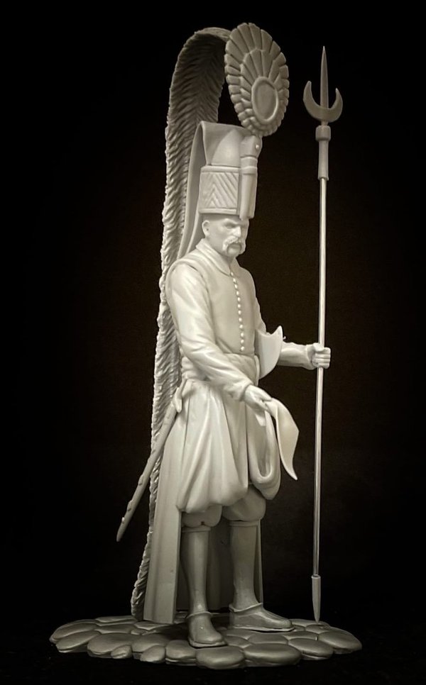 Janissari wearing a dress uniform with an axe, 17cent.