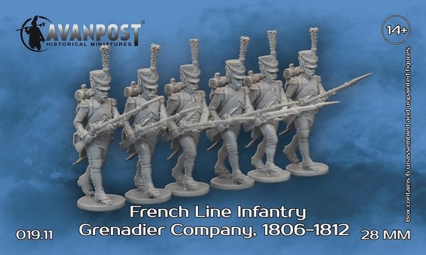 French Line Infantry Grenadier Company, 1806-1812