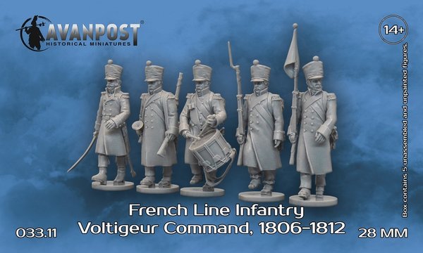French Line Infantry Voltigeur Command, 1806-1812