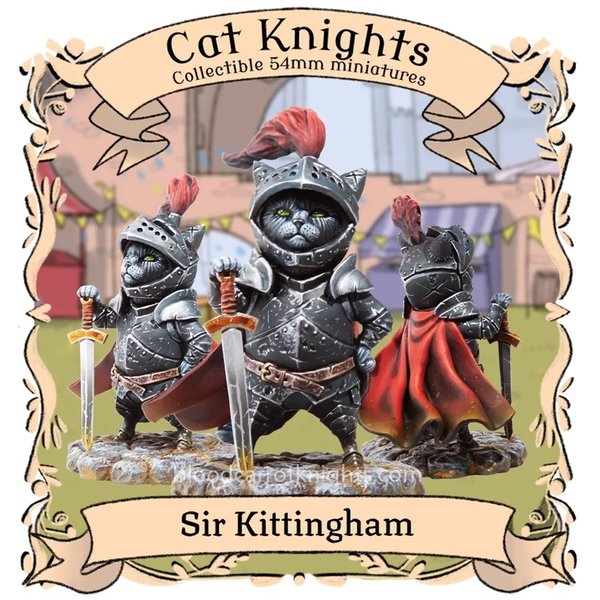 Sir Kittingham | Cat Knight figure