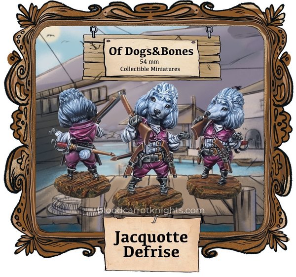 Jacquotte Defrise | Poodle Pirate Figure